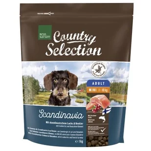 REAL NATURE Country Selection Mini Adult Scandinavia 1 kg - Sucha karma dla psów - miniaturka - grafika 1