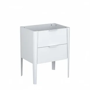 Szafka pod umywalkę wpuszczaną VIBE 60 cm biało-szara półmat - Szafki łazienkowe Szafka pod umywalkę wpuszczaną VIBE 60 cm biało-szara półmat - Szafki łazienkowe - miniaturka - grafika 1