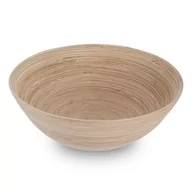 Miski i półmiski - Orion Miska BAMBUSOWA drewniana na owoce warzywa 25 cm 126823 - miniaturka - grafika 1