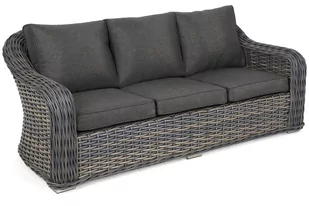 Meble ogrodowe technorattanowe Foggia Silk Grey / Grey Melange - Meble ogrodowe - miniaturka - grafika 3