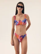 Stroje kąpielowe - Dół bikini Jamaica Bloovii kolorowa abstrakcja S - miniaturka - grafika 1