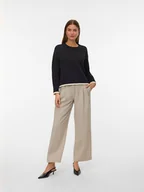 Swetry damskie - Vero Moda Sweter w kolorze czarnym - miniaturka - grafika 1