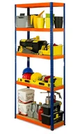 Szafy i regały magazynowe - Regał Helios magazynowy metalowy HBW_213X100X40_5_175 ilość półek 5 nośność 175 kg / Wamar-Sosenka - miniaturka - grafika 1