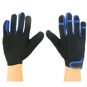 Rękawiczki rowerowe - Rękawiczki rowerowe zimowe na rower VENTURA niebieskie rozmiar L - miniaturka - grafika 1