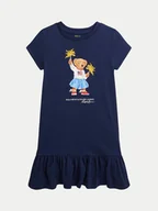 Sukienki i spódniczki dla dziewczynek - Polo Ralph Lauren Sukienka codzienna 312953280001 Granatowy Regular Fit - miniaturka - grafika 1