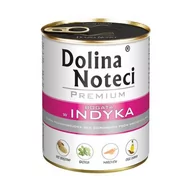 Mokra karma dla psów - Dolina Noteci Premium Pies Indyk Puszka 800g 12 szt - miniaturka - grafika 1