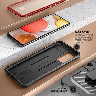 Etui Pancerne 360 Supcase Beetle Pro do Samsung Galaxy A72 Niebieski - Etui i futerały do telefonów - miniaturka - grafika 9