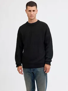 Jack & Jones Sweter "Kaito" w kolorze czarnym - Swetry męskie - miniaturka - grafika 1