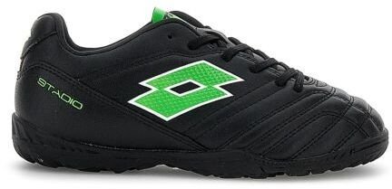 Lotto Buty Stadio 705 TF Junior All Black/Spring Green 28.0 2196991NI28