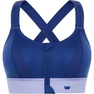 Biustonosze - BIUSTONOSZ SPORTOWY SHEFIT NIEBIESKI MOCNE PODTRZYMANIE REGULOWANY XL - miniaturka - grafika 1