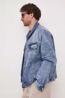 Kurtki męskie - Tommy Hilfiger kurtka jeansowa x Shawn Mendes kolor niebieski przejściowa - grafika 1