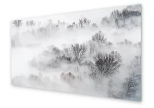 Panel kuchenny HOMEPRINT Przebudzenie, las we mgle 125x50 cm - Dekoracje domu - miniaturka - grafika 1