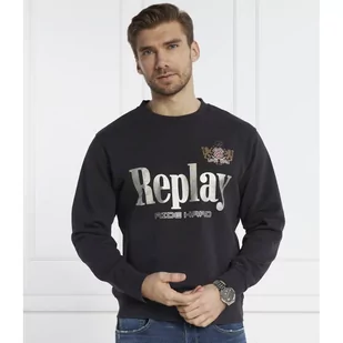 Replay Bluza | Regular Fit - Bluzy męskie - miniaturka - grafika 1