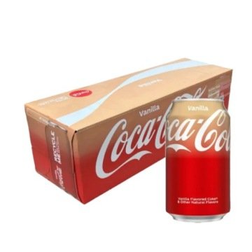 Zestaw Coca Cola Vanilla 12 puszek po 355 ml w kartonie