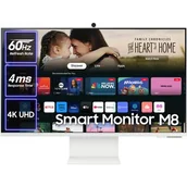Monitory - Samsung Smart Monitor M8 (M80D) 32" LED VA 3840x2160 LS32DM801UUXDU - miniaturka - grafika 1
