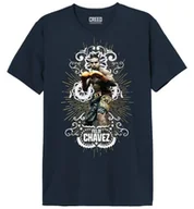 Koszulki męskie - Dział bawełny Stworzony "Felix Chavez Walka" MECREEDTS020 Koszulka męska, Navy, Rozmiar XS, Granatowy, XS - miniaturka - grafika 1