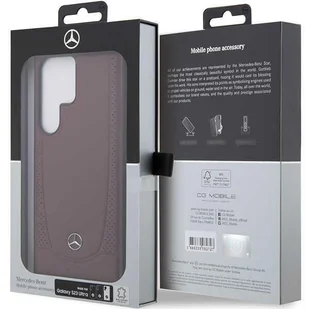 Mercedes MEHCS23LARMRE S23 Ultra S918 czerwony/red hardcase Leather Urban Bengale - Etui i futerały do telefonów - miniaturka - grafika 8