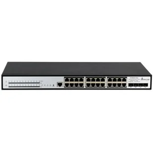 EXTRALINK CHIRON PRO 24 GE PORTS POE 802.3AF/AT MANAGED SWITCH, POWER 370W, 4X 10GE/GE SFP+ - Akcesoria do monitoringu - miniaturka - grafika 1