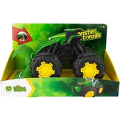 Samochody i pojazdy dla dzieci - Tomy John Deere traktor Monster Treads Rev Up 452762 - miniaturka - grafika 1