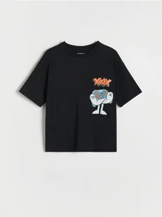 Reserved - T-shirt oversize Xbox - czarny - Koszulki dla chłopców - miniaturka - grafika 1