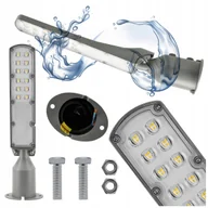 Lampy ogrodowe - Lampa Uliczna Latarnia LED Przemysłowa Hermetyczna 30W Szara 3000lm 5000K - miniaturka - grafika 1