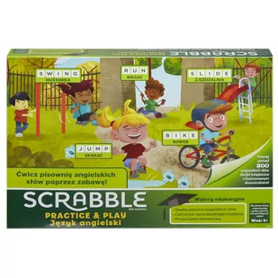 Mattel Scrabble: Practice And Play - Gry planszowe - miniaturka - grafika 1