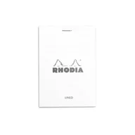 Notesy i bloczki - Blok Rhodia N°12 8,5x12 cm, linie, biały - miniaturka - grafika 1