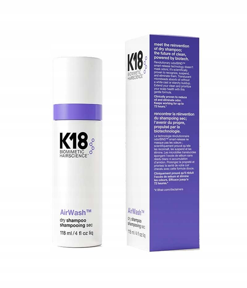 K18 AirWash Dry Shampoo Suchy szampon do włosów 118 ml