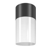 Lampy ogrodowe - Punktowa lampa natynkowa na taras, gwint E27 O418CL-01B z serii WILLIS - miniaturka - grafika 1