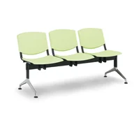 Inne meble biurowe - Euroseat Plastikowa ławka Smile,3-siedzenia 300334 - miniaturka - grafika 1