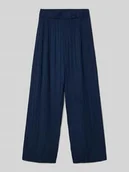 Spodnie i spodenki dla chłopców - Spodnie szerokie o kroju regular fit z plisami - miniaturka - grafika 1