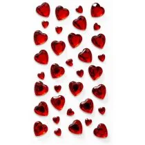 ARGO Ozdoba dekoracyjna Kryształki samoprzylepne Serca OP35SZT  251125 GAL Eurotrade-5903069007049 - Dekoracje domu - miniaturka - grafika 2