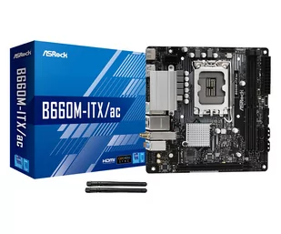 Płyta główna ASRock B660M-ITX/ac LGA1700 4x DDR4 DIMM HDMI DP 1xPCIe 4.0 x16 - Płyty główne - miniaturka - grafika 1