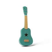 Instrumenty muzyczne dla dzieci - Kids Concept Zabawka gitara ciemnozielona 1000519 - miniaturka - grafika 1