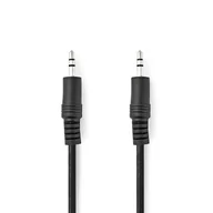 Kable komputerowe i do monitorów - Nedis CAGL22000BK10 kabel audio 1 m 3.5mm Czarny - miniaturka - grafika 1