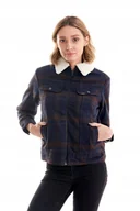 Płaszcze damskie - LEE WOOL SHERPA WINTER BROWN L56XMSOH M - miniaturka - grafika 1