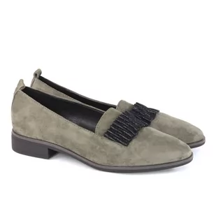 Płbuty damskie MR2062-2 szary - Półbuty damskie - miniaturka - grafika 1