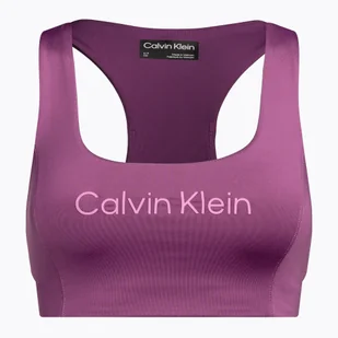 Biustonosz fitness Calvin Klein Medium Support amethyst - Bielizna sportowa damska - miniaturka - grafika 1