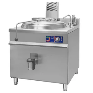 Resto Quality Kocioł warzelny gazowy z grzaniem pośrednim opcja mieszadła 19 kW 150 l 900x900x900 mm RQLR-152G - Piece, kotły  i płyty grzejne gastronomiczne - miniaturka - grafika 1