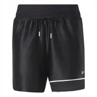 Spodenki damskie - REEBOK - SPODENKI DRESOWE DAMSKIE - CL BBALL SHORT HZ6980 czarne - miniaturka - grafika 1