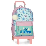 Plecaki szkolne i tornistry - Disney Stitch Just Chill Plecak Szkolny z Laptopem 15,6 cala Niebieski 31,5 x 45 x 15 cm Poliester by Joumma Bags, Niebieski, Talla única, plecak szkolny na kółkach - miniaturka - grafika 1