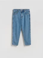 Spodnie męskie - Reserved - Jeansy carrot fit - niebieski - miniaturka - grafika 1