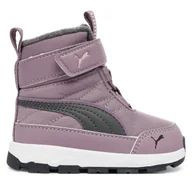 Buty dla dziewczynek - Śniegowce Puma Evolve Boot Ac+ Inf 392646 09 Fioletowy - miniaturka - grafika 1