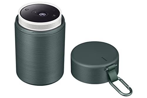SAMSUNG De Freestyle draagtas voor slimme draagbare projector, IP55 weerbestendig, krasbestendig, kompaktowy, slank, buisvormig ontwerp met clip, VG SCLA00NG, donkergroen