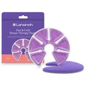 Akcesoria do karmienia - Lansinoh Hot & Cold, kompresy żelowe na piersi 3w1, 2 sztuki - miniaturka - grafika 1