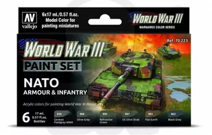 Vallejo Zestaw WWII 70.223 NATO Armour & Infantry - Akcesoria i części modelarskie - miniaturka - grafika 1