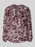 Bluzki damskie - Bluzka z długim rękawem o kroju oversized z czystej wiskozy model ‘LUCILA’ - miniaturka - grafika 1