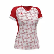 Koszulki i topy damskie - Joma Damska koszulka Supernova Iii Czerwony Czerwono-biały XL 901431602 - miniaturka - grafika 1