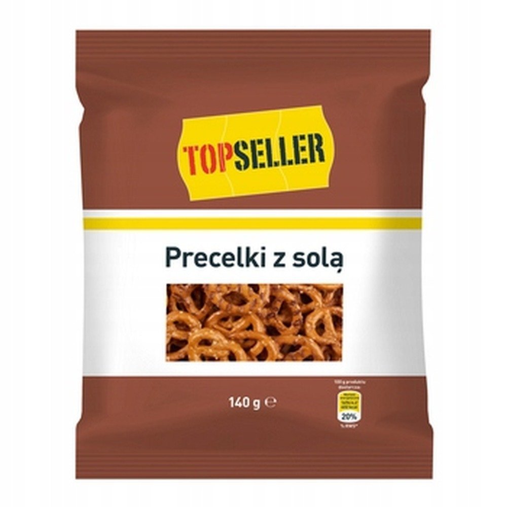Precelki z solą Tops 140 g