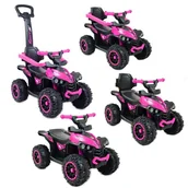 Pojazdy elektryczne dla dzieci - Quad Na Akumulator Różowy, Jeździk, Odpychacz, Pchacz - Pojazd Wielofunkcyjny /921a - miniaturka - grafika 1
